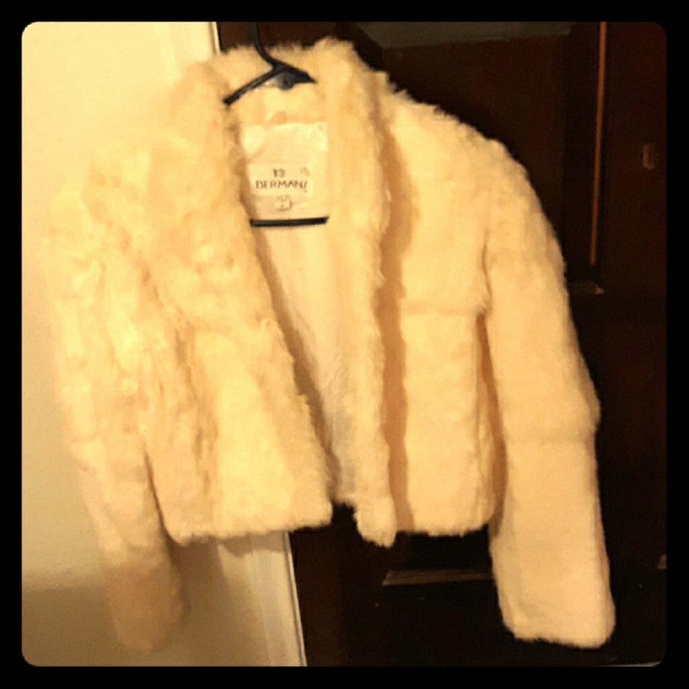 Rabbit fur coat